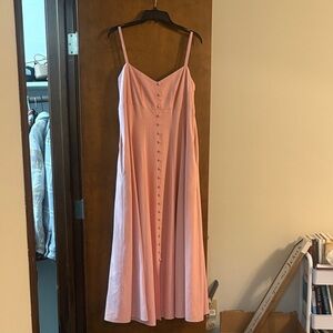 Taylor Blush Pink Button-Down Top